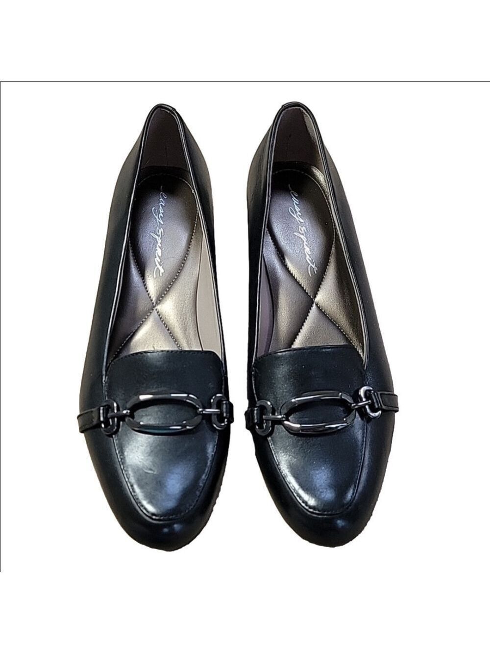 Easy Spirit Urmina Leather Dress Shoes with Buckle Size 9.5 EUC No Box
